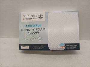 lot 11844 image: Serenity by Tempur-Pedic Cooling Memory Foam Pillow
