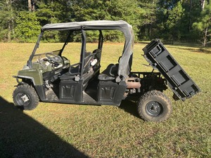 lot 92 image: Polaris 4 seater diesel.  Government issued.