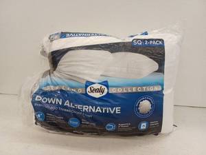 lot 11888 image: Sealy Down Alternative 2-Pack Pillow Queen Size 400 Thread Count
