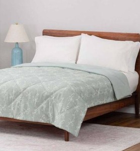 Herringbone Microfiber Down Alternative Blanket, Twin