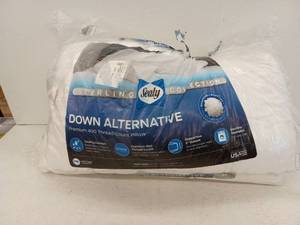 lot 11941 image: Sealy Sterling Down Alternative King Pillow 400 Thread Count, 2 Pack