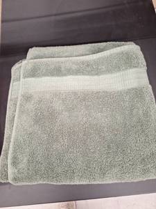 lot 11948 image: Set of 2 Green Towels