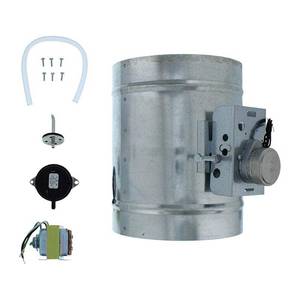 lot 1013 image: Zephyr 10 In. Universal Make-Up Air Damper Kit MUA010A  Retail $124.95