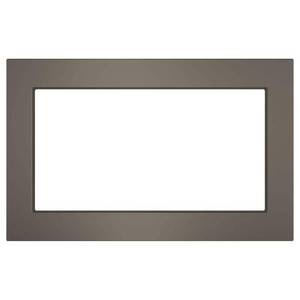 lot 1157 image: GE Profile 30 in. Microwave Trim Kit Slate JX7230ELES  Retail $89.99