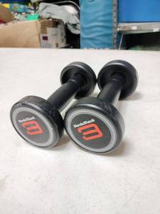 lot 1089 image: NordicTrack Adjustable Dumbbells Pair - 3 Lbs.