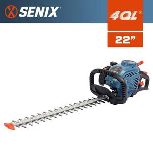 lot 1165 image: Senix 26.5cc 4-Cycle Gas Powered Hedge Trimmer HT4QL-L  Retail $99