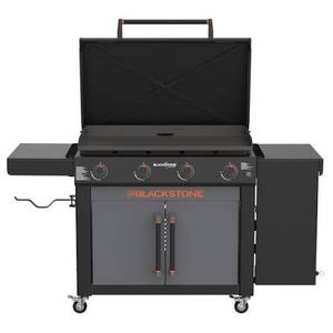 lot 1037 image: Blackstone 36 Griddle w Folding Side Table & Cabinet