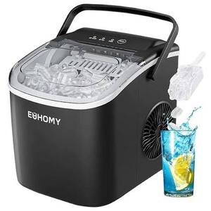lot 1120 image: Euhomy Ice Maker Machine Countertop Black