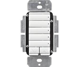 lot 1153 image: Control4 Keypad Dimmer C4-kd120-sw Snow White  Retail $90
