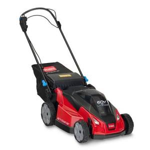 lot 7019 image: Toro Stripe 60V Lithium Cordless Walk Behind Lawn Mower with Catch Bag