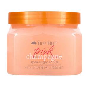 lot 47408 image: Tree Hut Pink Champagne Shea Sugar Exfoliating and Hydrating Body Scrub  18 oz. - Retail $12