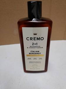 lot 47419 image: Cremo 2in1 Shampoo & Conditioner Italian Bergamot 16 FL OZ 473 mL - Retail $10