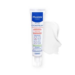 lot 47455 image: Mustela Cicastela Moisture Recovery Cream - Multipurpose Baby Ointment for Skin Discomfort - with Natural Avocado & Hyaluronic Acid - Fragrance-Free - 1.35 fl. Oz - Retail $18