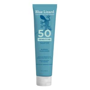 lot 47510 image: Blue Lizard Sensitive Mineral Sunscreen Lotion - SPF 50 - 5 fl oz - Retail $31
