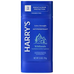 lot 47511 image: Harry s Extra-Strength Antiperspirant Deodorant for Men  Sweat and Odor Protection  Wildlands  2.5 oz - Retail $6
