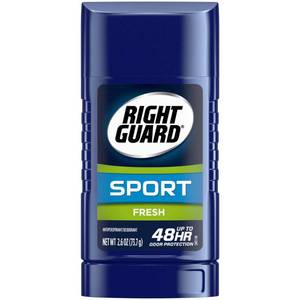 lot 47525 image: Right Guard Sport Antiperspirant Deodorant Invisible Solid Stick  Fresh  2.6 oz - Retail $10