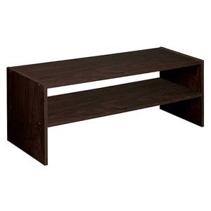 lot 47547 image: ClosetMaid Horizontal Stackable Closet Organizer - 31 in Wide  Espresso - Retail $33