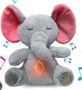 lot 11994 image: Anxiety Relief  Sleeping Plush with Realistic Breathing Motion & Soothing Music & Lights