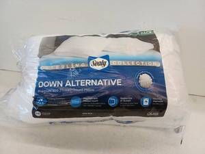 lot 12058 image: Sealy Sterling Collection Down Alternative King Pillow, 2 Pack