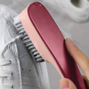 lot 1346 image: 1pc Multi - Purpose Cleaning Brush Set Ideal for Laundry, Shoes & Bathroom(Red) - Retail $5,228