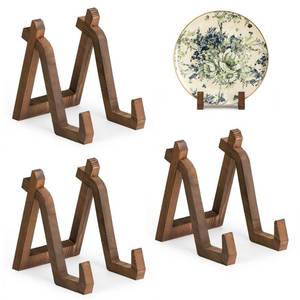 lot 1445 image: ANBOXIT Plate Display Stand, 3 Pack 8 Inch Plate Holder for Displaying - Retail $40