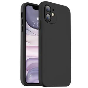 lot 1497 image: Vooii Compatible with iPhone 11 Case, Upgraded Liquid Silicone with Flat Edges Camera Protection Soft Anti-Scratch Microfiber Lining Phone Case for iPhone 11 6.1 inch - Black - Retail $10