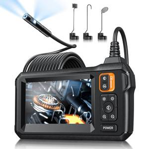 lot 1527 image: Endoscope Camera with Light, 1920P HD Borescope Tools, Dual Lens(16.5FT) - Retail $38