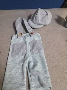 lot 1569 image: Zeroest Newborn Photography Wraps Baby Photo Outfit Girl (Blue) - Retail $22