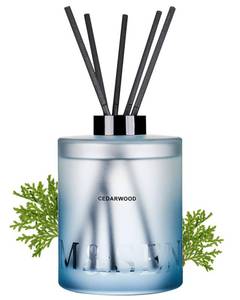 lot 1641 image: M&SENSE Reed Diffuser Set, Cedarwood, 17 oz Natural Essential Oil - Retail $29
