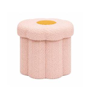 lot 1723 image: ZOLANOful 12.6 Inches Flower Storage Ottoman, Small Folding Footstool - Retail $30