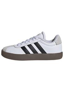 lot 1808 image: Pre Owned adidas Unisex-Kids VL Court 3.0, WhiteBlackGrey, 6.5 - Retail $43