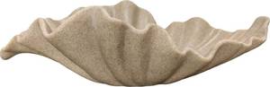 lot 1834 image: ARTRHYT 12 Decorative Bowl decor, Modern Home Decoration Scallop Bowl,Fashion Key Bowl for Entrance Table, Decorative Fruit Bowl for Kitchen Counter, Ruffle Decor, Artificial Stone Beige - Retail $30