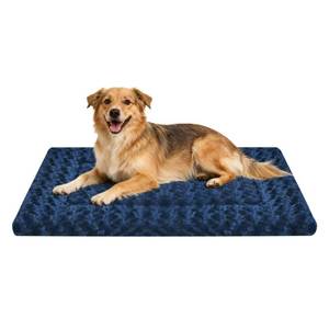 lot 1878 image: Dog Bed Mat - Dog Crate Pad - Reversible Mat for Pet Comfort - Soft Bed Crate Pads with Dual-Sided Design for All Seasons - Durable, Machine Washable Mat for Crates, Travel, and Home - Retail $15