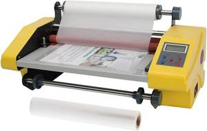 lot 142329 image: Retails for $329 Thermal Laminating Machine, 18.5 Hot and Cold Roll Laminator