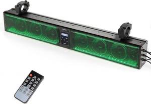 lot 421625 image: Retails for $220 KEMIMOTO Sound bar 8 Speakers 32 inch Heavy-Duty Metal ATV UTV Soundbar