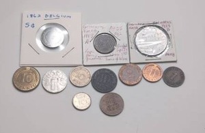 lot 516 image: Foreign Coin Lot Belgium Germany 1862-1923 10 Pieces