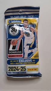lot 1001 image: Donruss 2024-25 NBA Trading Cards 30-Card Value Pack - Sealed