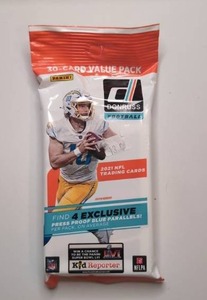 lot 1003 image: Panini Donruss 2021 NFL Football Trading Cards 10-Card Value Pack