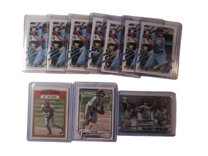 lot 1200 image: Alec Bohem Baseball Trading Cards - 10 cards