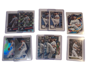lot 1203 image: Dustin May Baseball Trading Cards Lot 10 Cards Mixed Brands Players