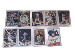 lot 1207 image: Cody Bellinger Baseball Trading Cards Lot 9 Cards