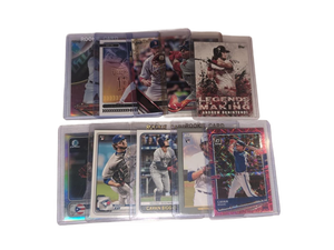 lot 1305 image: Team Lot Boston Red Sox  Toranto Blue Jays Baseball Sports Trading Cards&nbsp Collection - 10 ct