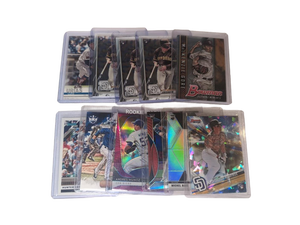 lot 1307 image: Team Lot San Diego Sports Cards Lot Baseball Cards - 11 ct