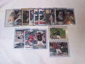 lot 1309 image: Team Lot Baseball Trading Cards Lot Washington Nationals - 15 ct