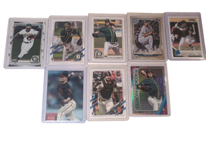lot 1311 image: Team Lot Oakland As Baseball Sports Cards Trading Cards- 8 ct