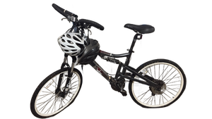 lot 52488 image: Schwinn Hybrid Bicycle with Suspension Fork and Disc Brakes