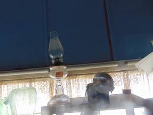 lot 3512 image: Oil Lamp and Camera