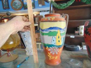 lot 3515 image: Large Multi-colored Vase
