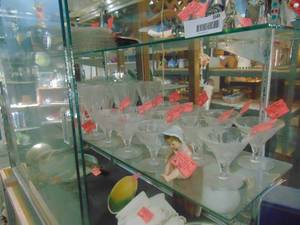 lot 3550 image: Large Selection of Stemmed Fostoria Etched Glassware
