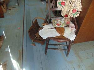 lot 3557 image: Chair - Needlework - Wood Clamp and More